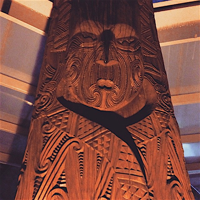 Imposing figure – Te Puia, NZ