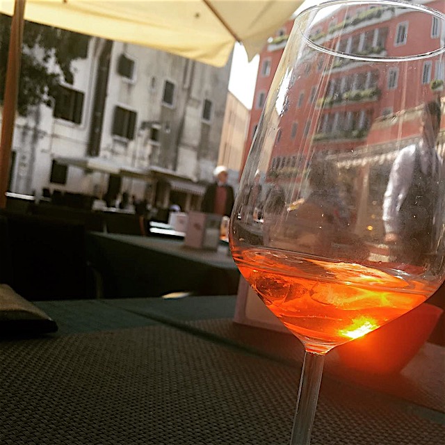 Afternoon drinks, love Venice